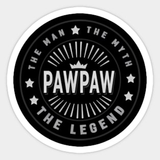 365 Pawpaw The Legend Grandpa Sticker